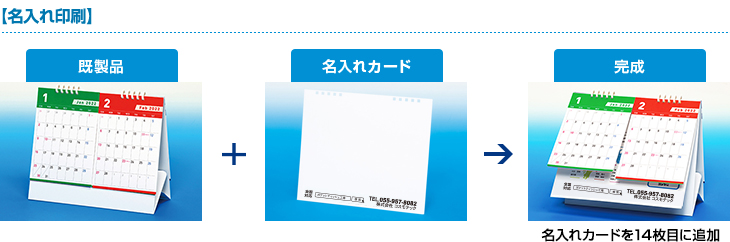 エコリングセパレート卓上カレンダー