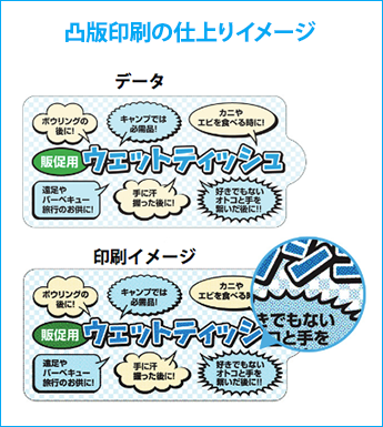 凸版印刷の仕上りイメージ