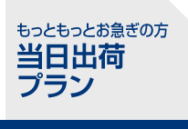 もっともっとお急ぎの方　当日出荷プラン